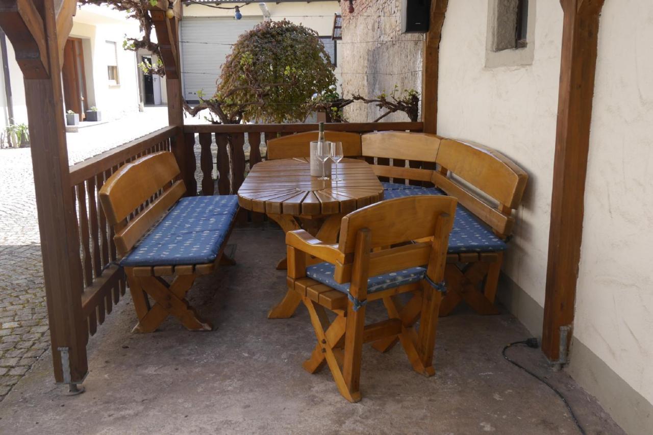 Ferienwohnung Rosenberger Kolitzheim Buitenkant foto
